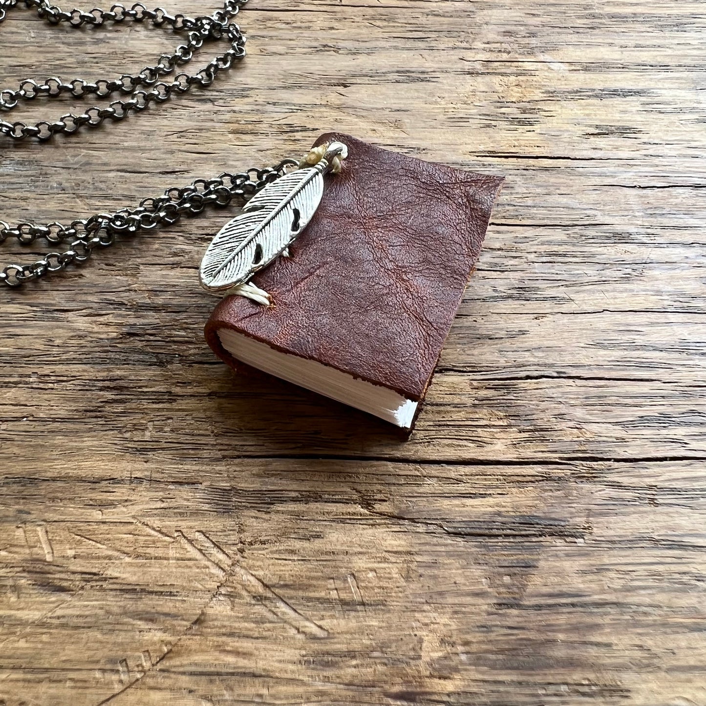 Miniature Book Necklace #1