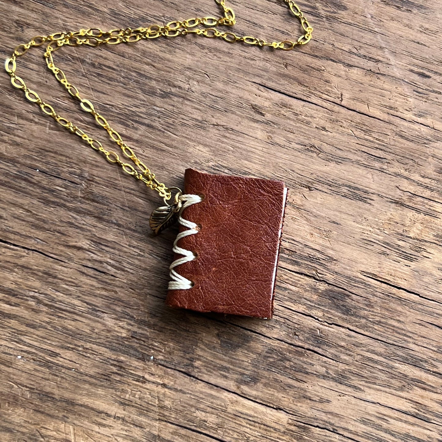 Miniature Book Necklace #3