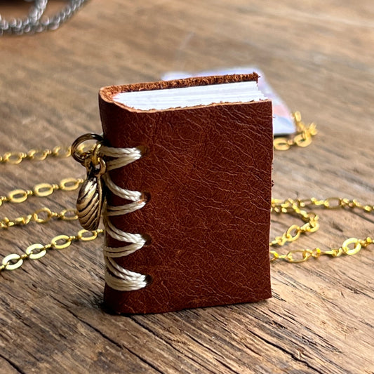 Miniature Book Necklace #3