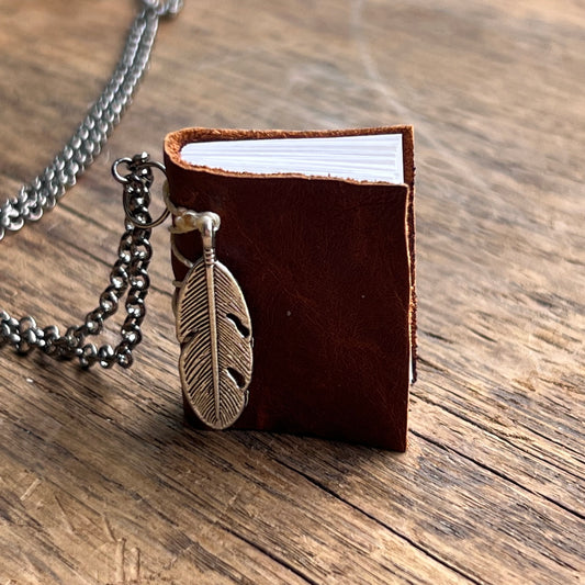 Miniature Book Necklace #1