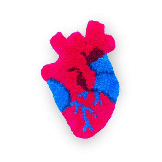 Anatomical Mini Heart  #2 Wall Rug