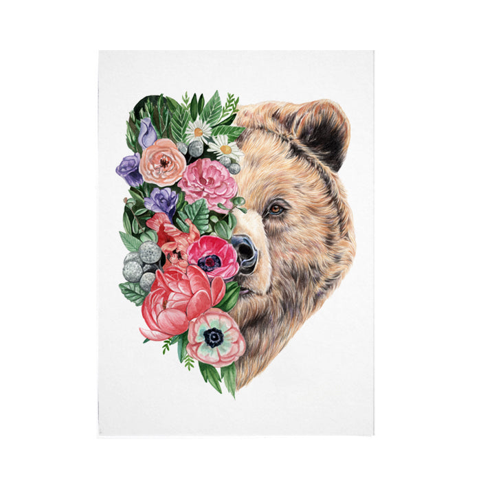 Wild Bear Print