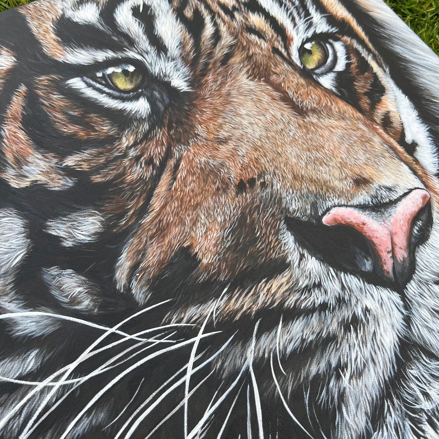 ORIGINAL Tiger Acrylic Painting